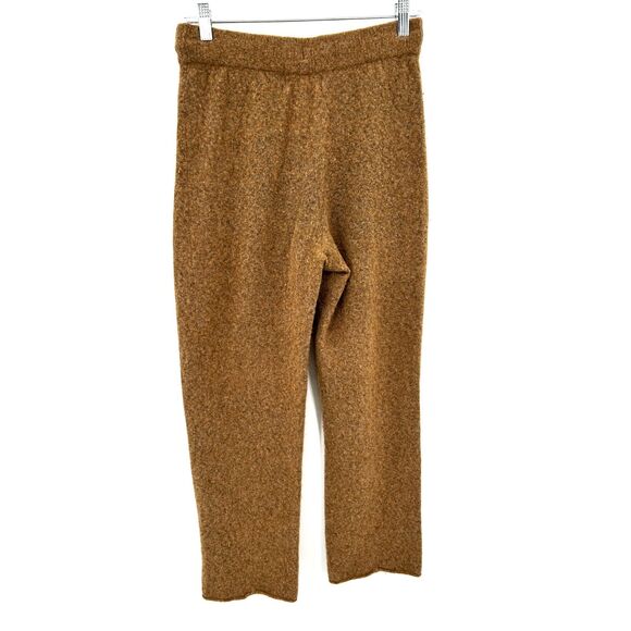 EVERLANE Women's Brown Wool Pull On Straight Leg Sweatpants Lounge Pants Small - Picture 3 of 8